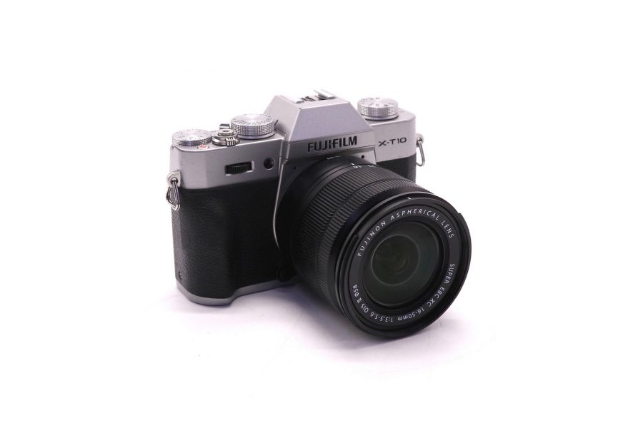 Фотокамера Компактная Fujifilm X-T10 kit серебристая (Thailand)