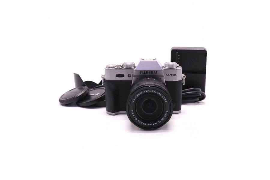 Фотокамера Компактная Fujifilm X-T10 kit серебристая (Thailand)