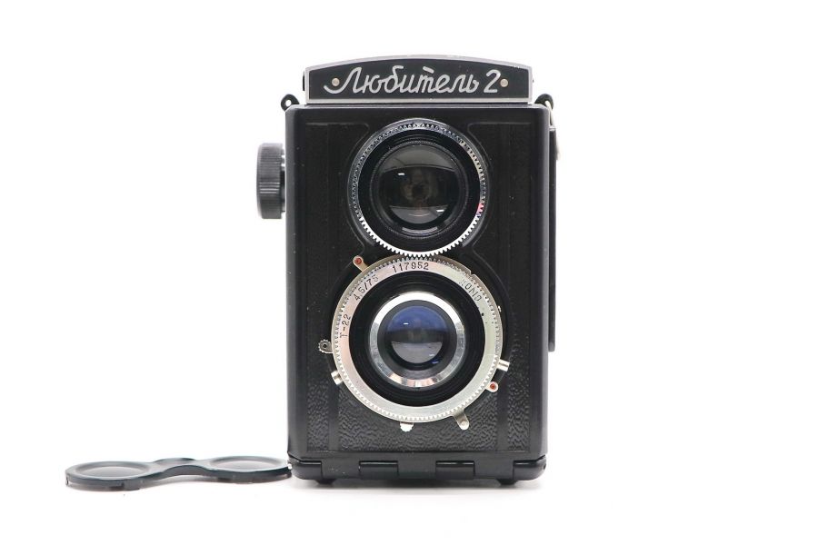Любитель-2 тонкая надпись советский фотоаппарат