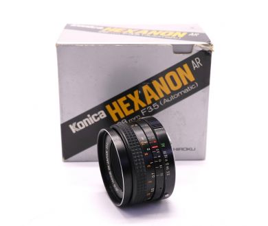 Konica Hexanon AR 28mm f/3.5 в упаковке