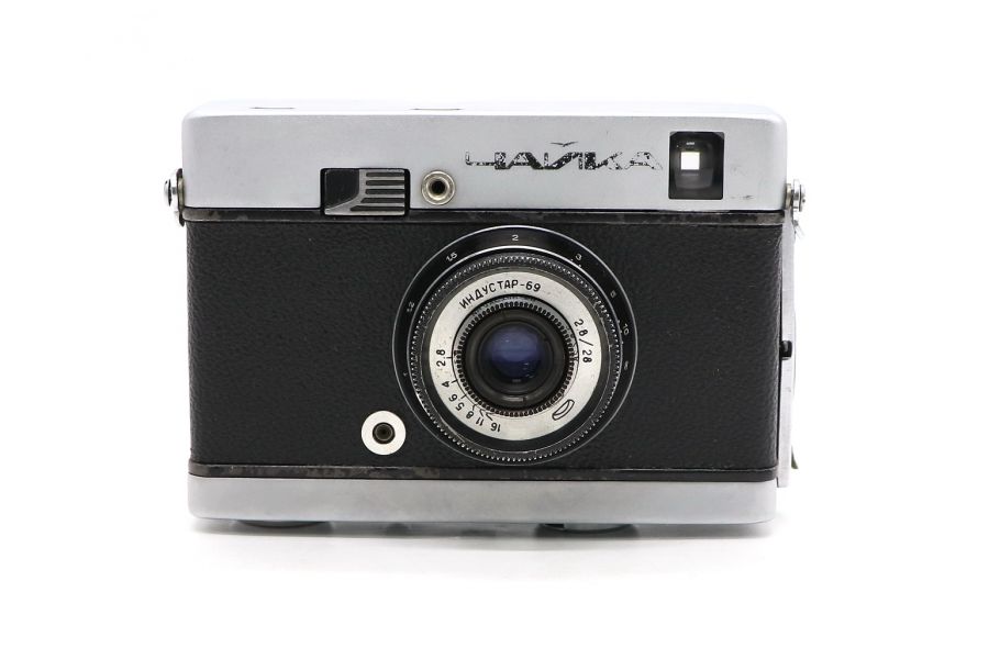 Чайка + Индустар-69 советский шкальный фотоаппарат