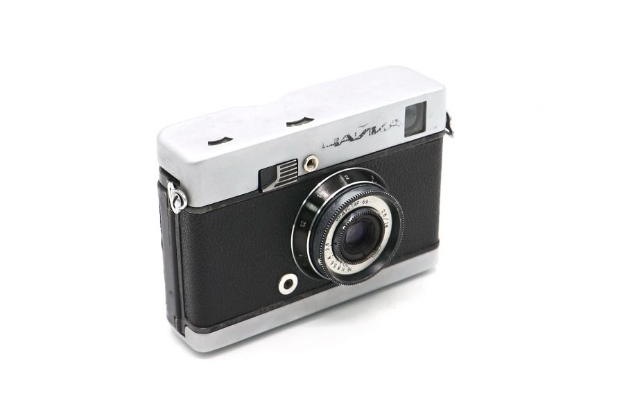 Чайка + Индустар-69 советский шкальный фотоаппарат