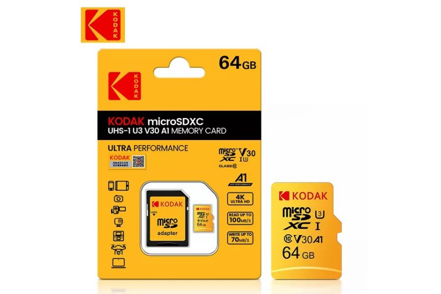 Карта памяти Kodak MicroSD 64 ГБ