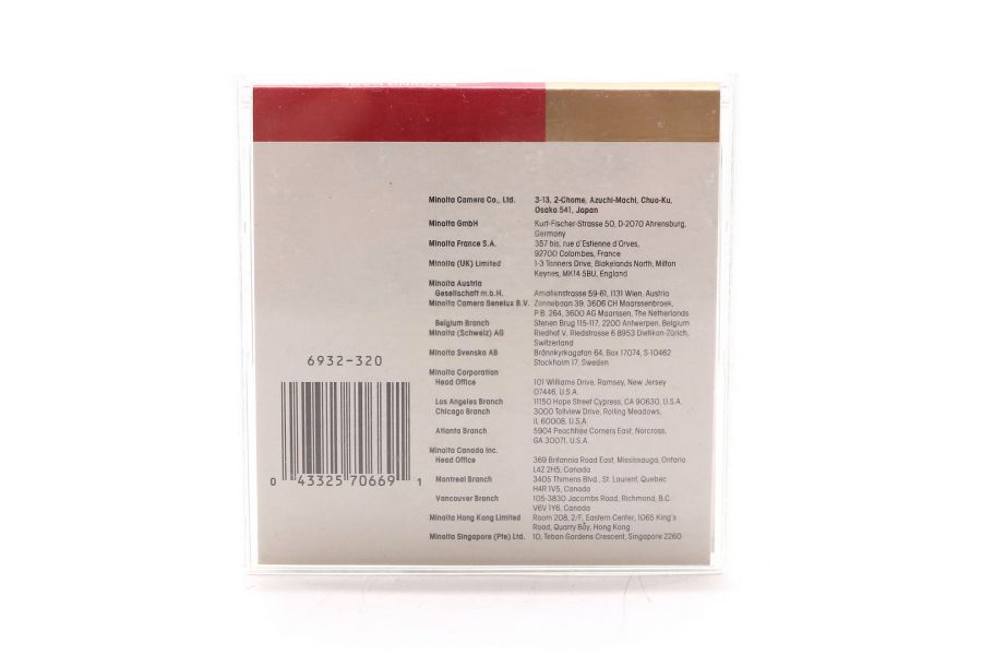 Чип-карта для расширения функций Minolta Panning