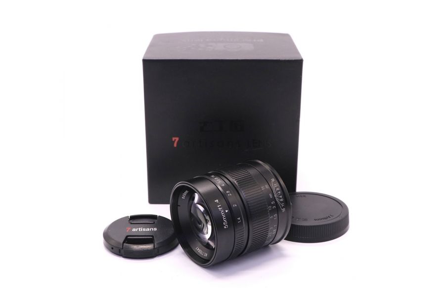 7Artisans 55mm f/1.4 для Sony Nex (E-Mount) в упаковке