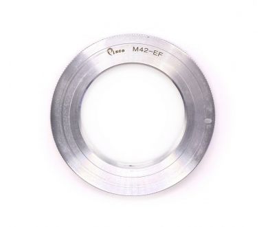 Переходник M42 - Canon EOS Pixco с чипом silver