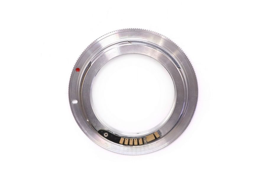 Переходник M42 - Canon EOS Pixco с чипом silver