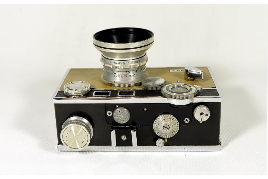 Argus C3 + Lens 4.5/35mm (USA, 1961)