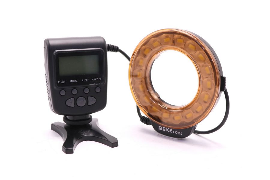 Кольцевая вспышка Meike MK-FC110 в упаковке