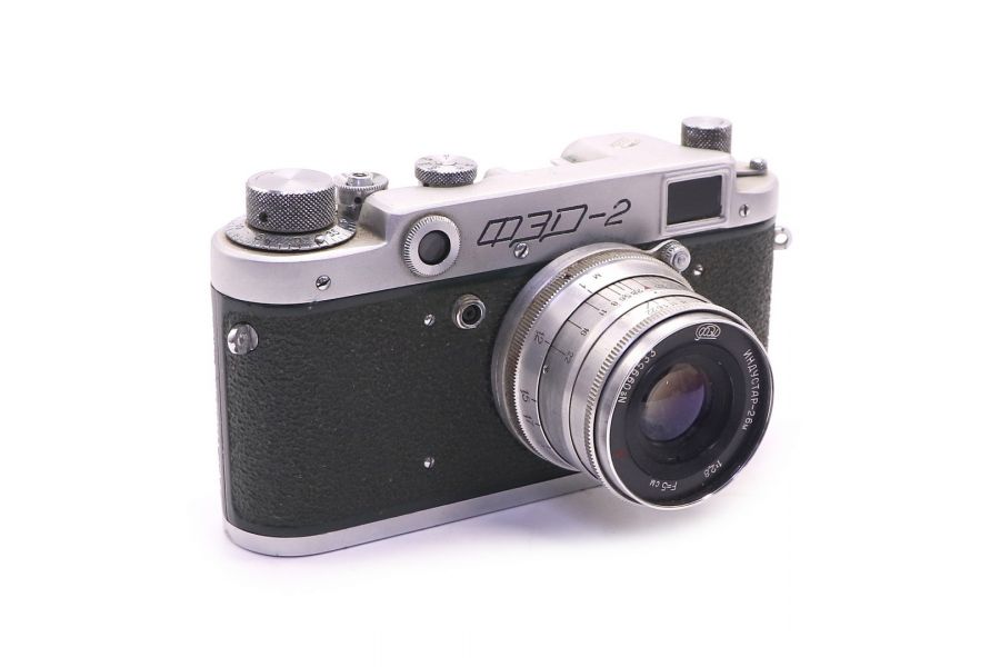 Редкость Фэд 2 + Индустар-26М зеленый корпус