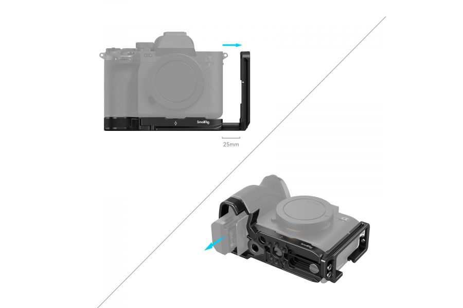 Угловая площадка SmallRig 3660B для Sony A7R V / A7 IV / A7S III / A1 / A7R IV / A9 II