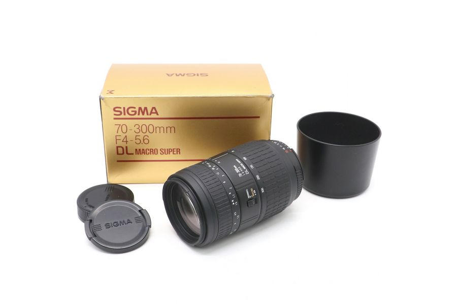 Sigma AF 70-300mm f/4-5.6 DL Macro Super for Nikon F в упаковке