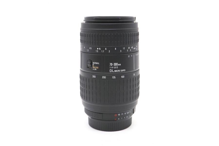 Sigma AF 70-300mm f/4-5.6 DL Macro Super for Nikon F в упаковке