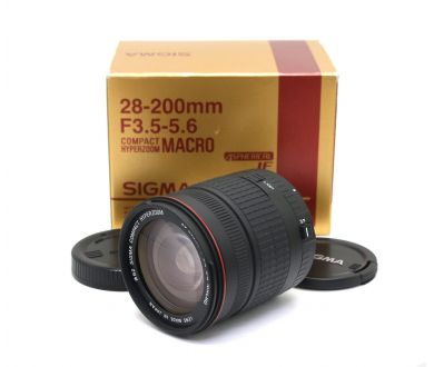 Sigma Zoom 28-200mm f/3.5-5.6 Hyperzoom Macro Aspherical IF в упаковке