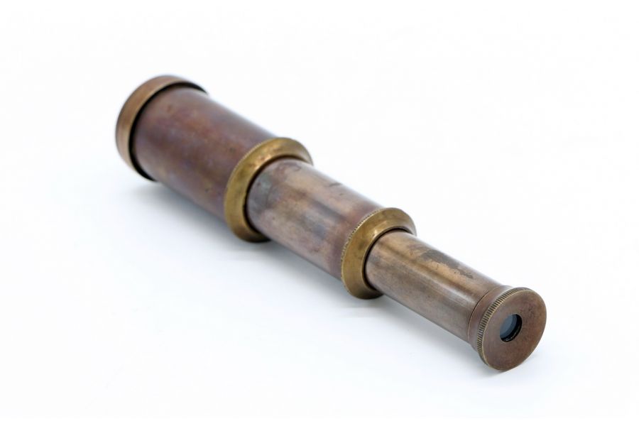 Труба подзорная бронза