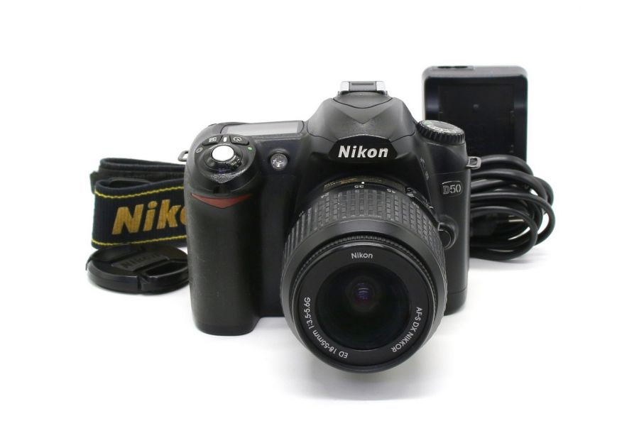 Nikon D50 kit (пробег 24725 кадров)