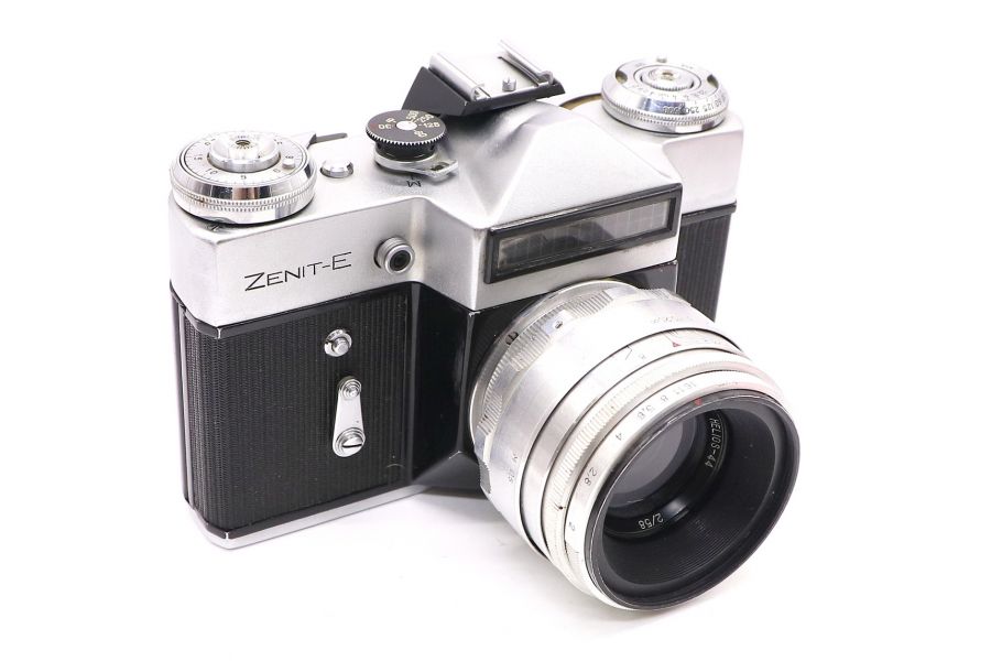 Ранний Зенит Е + Гелиос-44 (СССР, 1967г.)