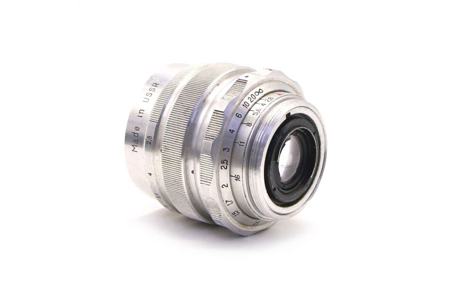 Объектив Мир-1 2.8/37 silver GPB М42 (СССР, 1966)