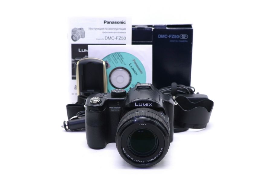 Panasonic Lumix DMC-FZ50 в упаковке