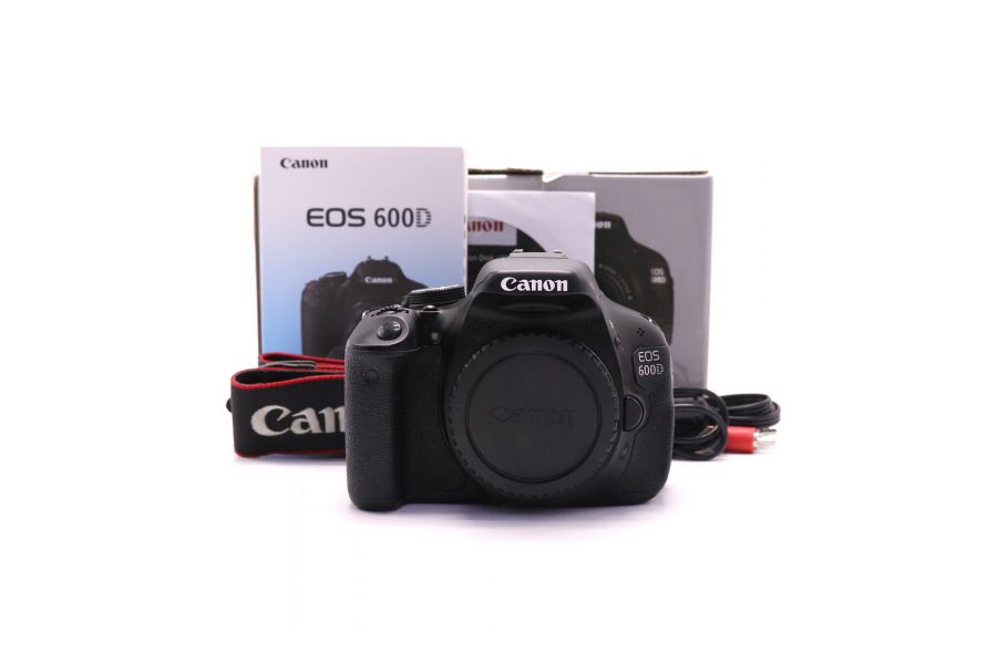 Canon EOS 600D body в упаковке (пробег 6550 кадров)