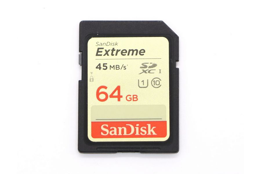 Карта памяти SanDisk Extreme SDXC 64GB Class 10 UHS-I 45MB/s U1