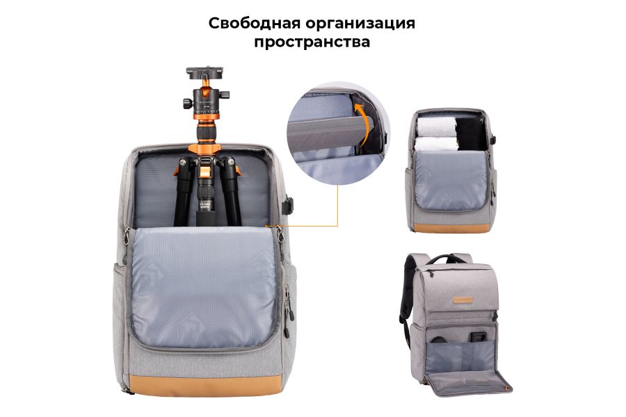 Фоторюкзак K&F Concept Beta Backpack Zip 22L KF13.104V1