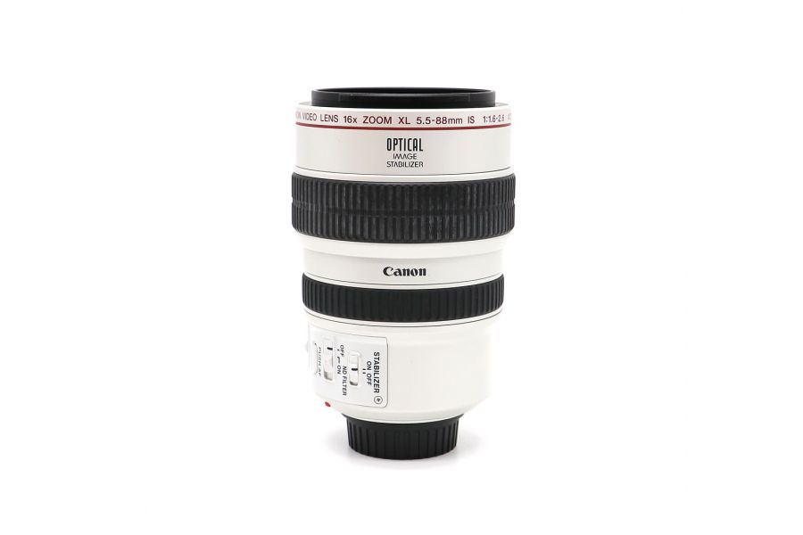 Canon Video Lens 16x Zoom XL 5.5-88mm f/1.6-2.6 IS