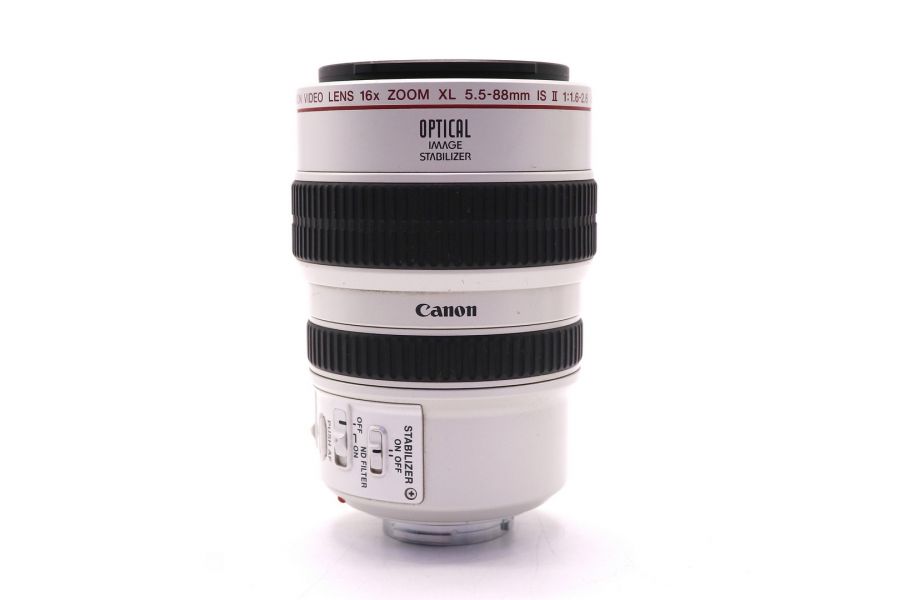 Canon Video Lens 16x Zoom XL 5.5-88mm f/1.6-2.6 IS