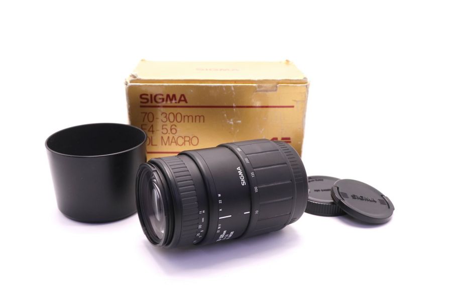 Sigma AF 70-300mm f/4-5.6 DL Macro for Canon в упаковке (Japan)