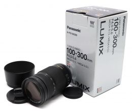 Panasonic Lumix G Vario 100-300mm f/4.0-5.6 Mega O.I.S. в упаковке