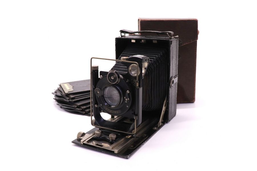 Редкий Фотокор + Anastigmat 4.5/13.5cm Compur