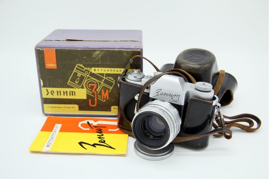 Зенит 3М комплект, в упаковке (КМЗ, 1964)