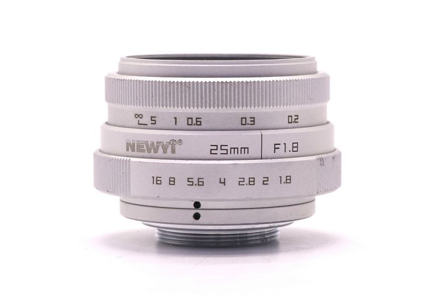 Newyi 25mm f/1.8 Silver C mount