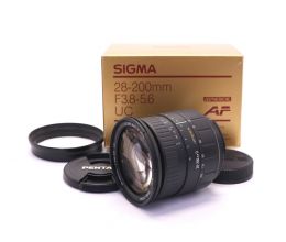Sigma AF 28-200mm f/3.8-5.6 UC Aspherical в упаковке