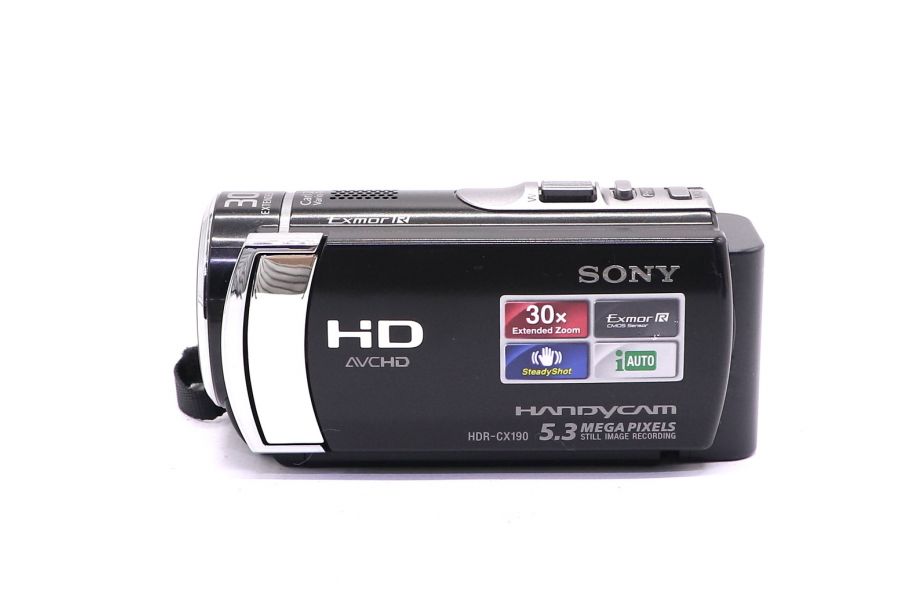 Видеокамера Sony HDR-CX190E в упаковке