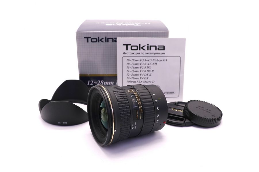 Tokina AT-X 12-28mm f/4 PRO DX Canon EF в упаковке