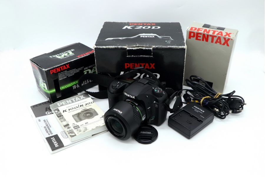 Pentax K20d kit в упаковке (пробег 5.3К кадров)