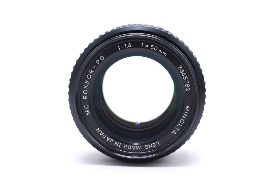 Объектив Minolta MC Rokkor-PG 50mm f/1.4 (Japan)