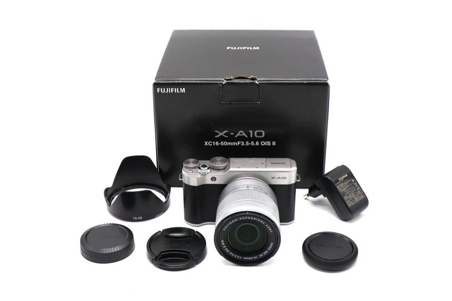 Fujifilm X-A10 kit в упаковке