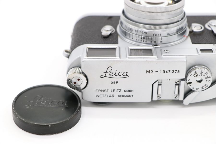 Leica M3 kit Summicron 2/5cm (Germany, 1962)