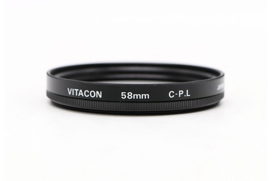 Светофильтр Vitacon C-P.L 58mm Japan