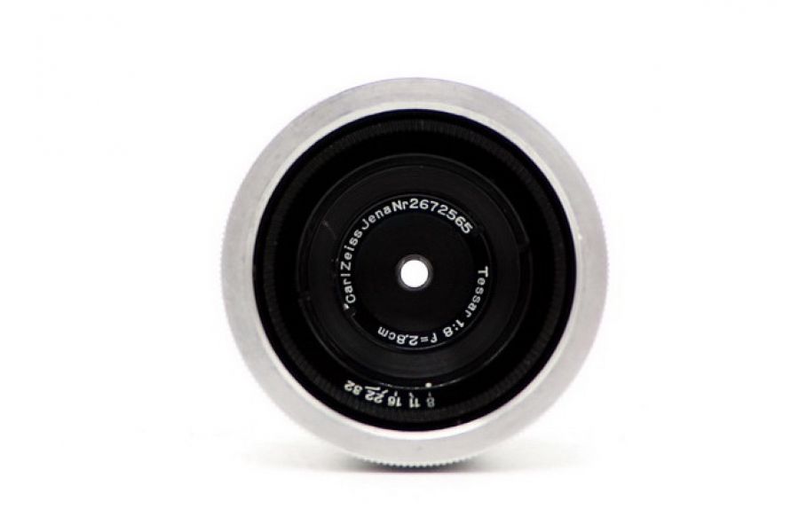 Tessar 8/2,8cm Carl Zeiss Jena silver