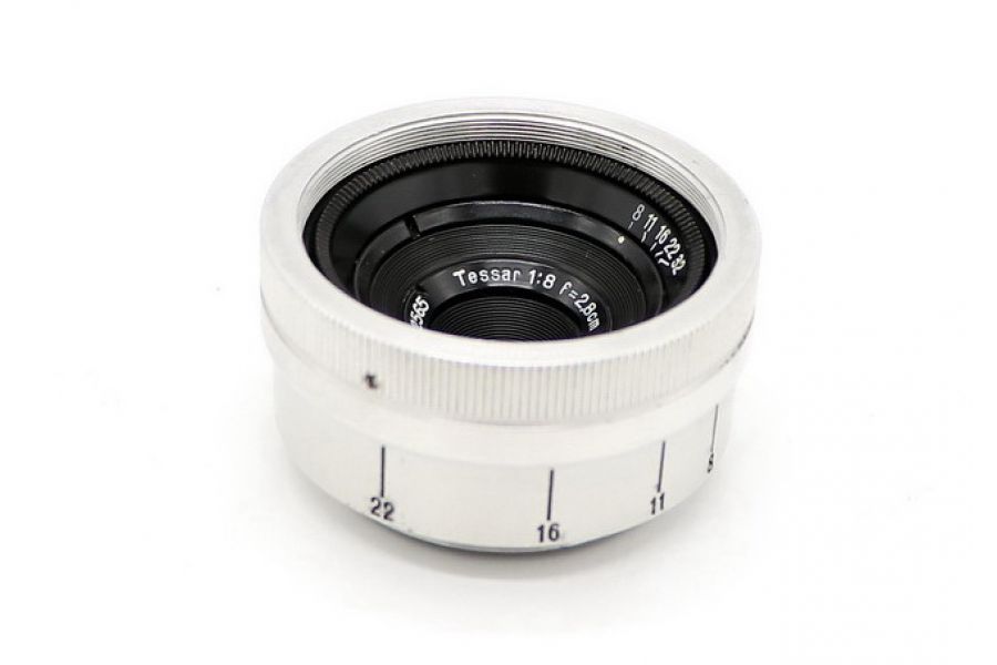 Tessar 8/2,8cm Carl Zeiss Jena silver