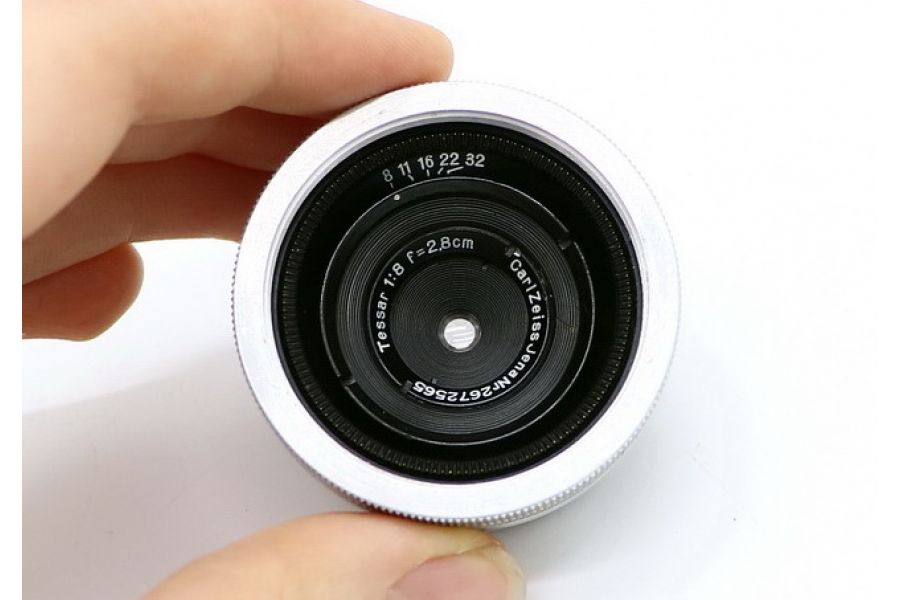Tessar 8/2,8cm Carl Zeiss Jena silver