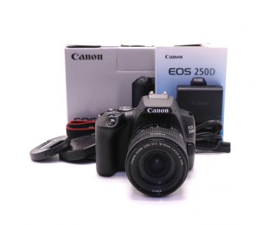 Canon EOS 250D kit в упаковке (пробег 1195 кадров)