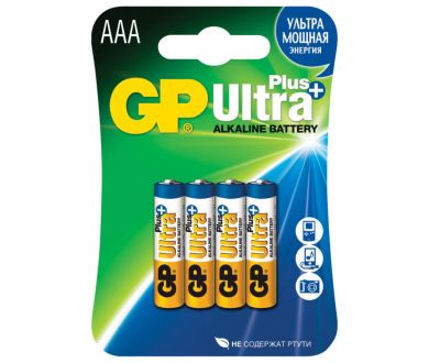 Батарейка GP Ultra Plus LR03 (AAA) BL4