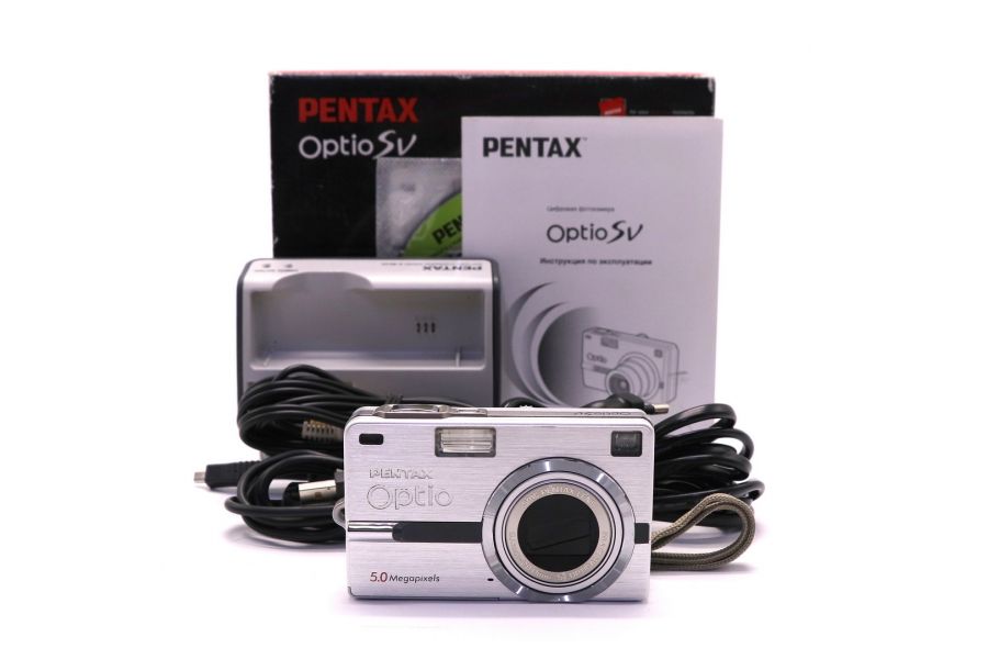 Pentax Optio SV в упаковке (Philippines, 2006)