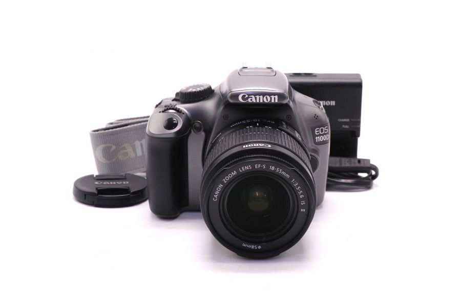 Canon EOS 1100D kit gray (пробег 10070 кадров)