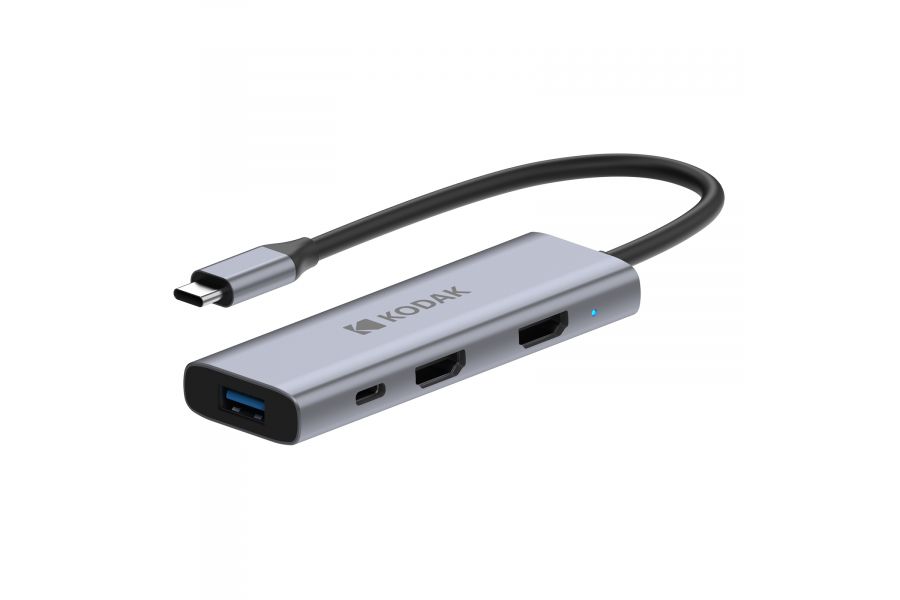 Разветвитель Kodak USB-C Hub (4-IN-1 & HDTV) T346