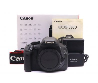 Canon EOS 550D body в упаковке (пробег 17440 кадров)